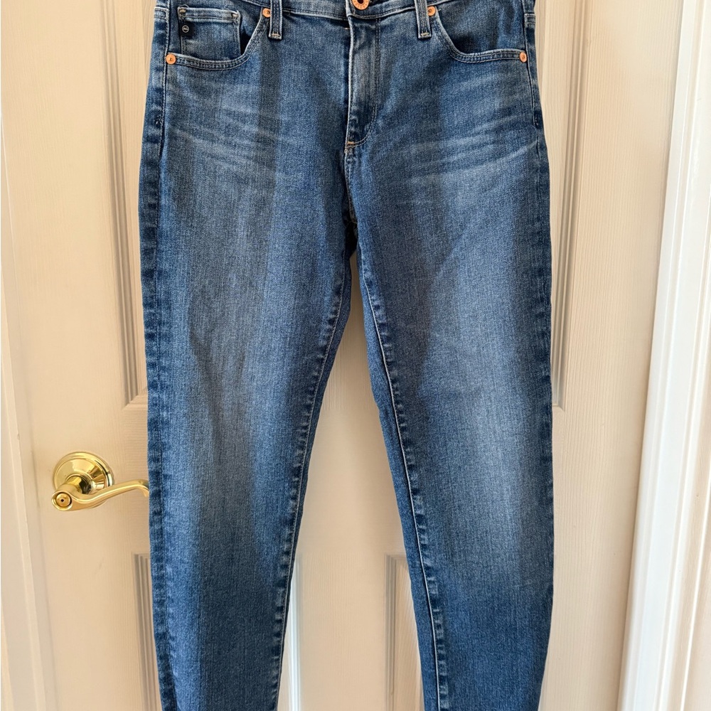 AG Prima Ankle Blue Jeans